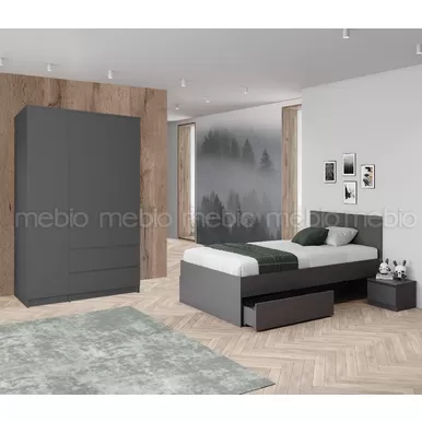 Детская Мори - Комплект 7 - Графит (ДСВ Мебель)