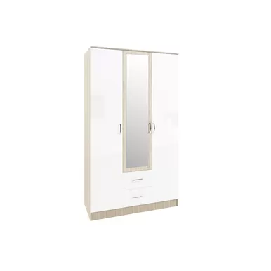 Шкаф Софи СШК 1200.1 - Дуб Сонома/Белый глянец (ДСВ Мебель)