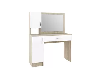 Стол макияжный Софи СМС 1100.1 - Дуб Сонома/Белый глянец (ДСВ Мебель)