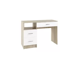 Стол макияжный Софи СМС 1100.2 - Дуб Сонома/Белый глянец (ДСВ Мебель)