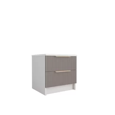 Тумба Лавис ТД 400.1 - Белый/Белый Софт/Грей Софт (ДСВ Мебель)