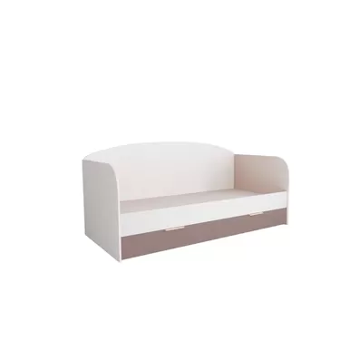 Диван-кровать Лавис ДКД 2000.1 - Белый/Белый Софт/Грей Софт (ДСВ Мебель)