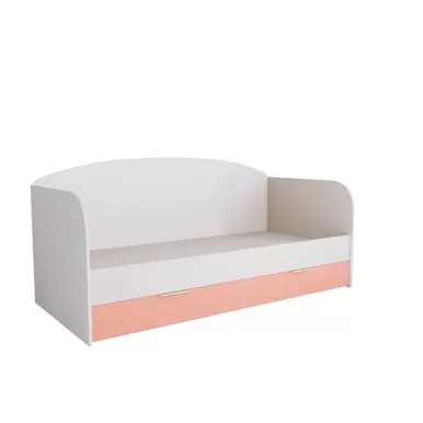 Диван-кровать Лавис ДКД 2000.1 - Белый/Белый Софт/Персик Софт (ДСВ Мебель)