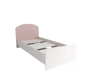 Кровать Лавис КРД 900.1 - Белый/Белый Софт/Роза (ДСВ Мебель)