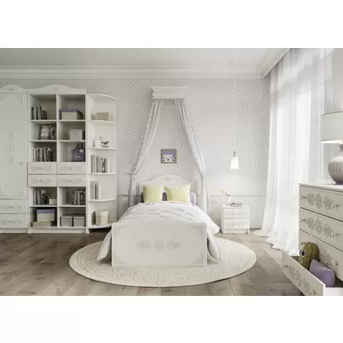 Детская Ki-Ki - Комплект 1 - Белый (ДСВ Мебель)