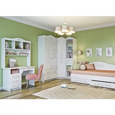 Детская Ki-Ki - Комплект 7 - Белый (ДСВ Мебель)