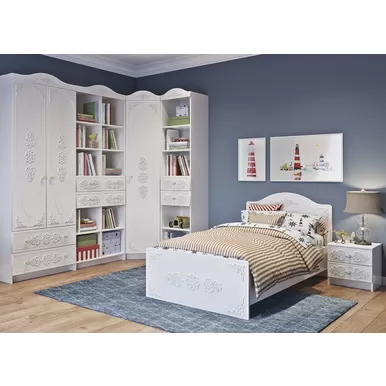 Детская Ki-Ki - Комплект 12 - Белый (ДСВ Мебель)