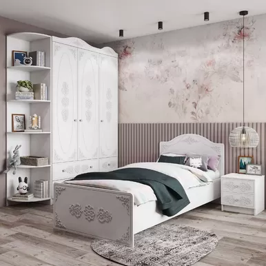 Детская Ki-Ki - Комплект 13 - Белый (ДСВ Мебель)