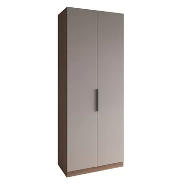 Шкаф Роза 900 (Ройс) - Наполнение 9 - Орех Франклин/Бежевый Скин (ДСВ Мебель)