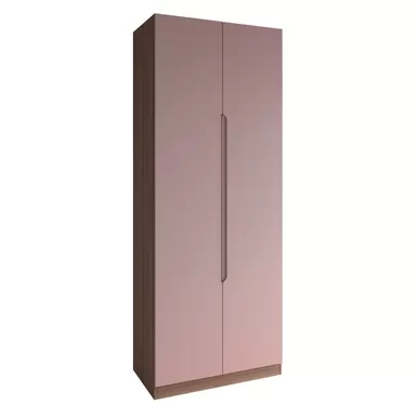 Шкаф Роза 900 (Тренто) - Наполнение 9 - Орех Франклин/Пудра Скин (ДСВ Мебель)