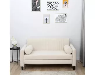 Диван-кровать Виктория (120х200) - Светло-бежевый (Romack)