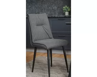 Стул Сенатор (2 шт.) - Рогожка Антрацит/Черный (ДСВ Мебель)