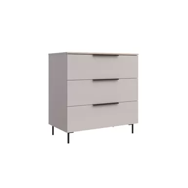 Комод Роза 900 (Ройс) - Бежевый/Бежевый Софт (ДСВ Мебель)