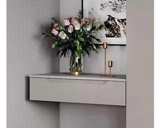 Тумба подвесная Роза 900 (Тренто) - Бежевый/Бежевый Софт (ДСВ Мебель)