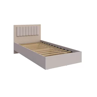 Кровать Роза 900 (Ройс) - Бежевый/Бежевый Софт (ДСВ Мебель)