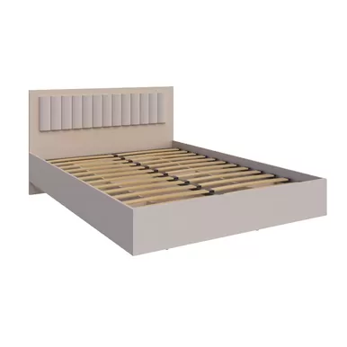 Кровать Роза 1400 (Ройс) - Бежевый/Бежевый Софт (ДСВ Мебель)