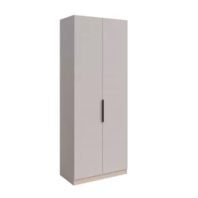 Шкаф Роза 900 (Ройс) - Базовая комплектация - Бежевый/Бежевый Софт (ДСВ Мебель)