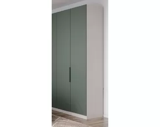 Шкаф Роза 900 (Ройс) - Базовая комплектация - Бежевый/Оливково-зеленый (ДСВ Мебель)