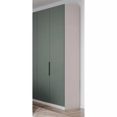 Шкаф Роза 900 (Ройс) - Базовая комплектация - Бежевый/Оливково-зеленый (ДСВ Мебель)