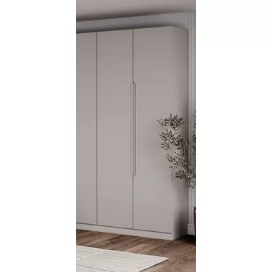 Шкаф Роза 900 (Тренто) - Базовая комплектация - Бежевый/Бежевый Скин (ДСВ Мебель)