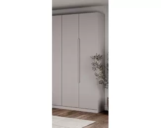 Шкаф Роза 900 (Тренто) - Базовая комплектация - Бежевый/Бежевый Софт (ДСВ Мебель)