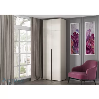 Шкаф Айри ШК-002 (2-ств.) с антресолью - Кашемир (МК-Стиль)