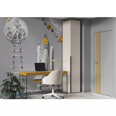 Шкаф Айри ШК-001 (1-ств.) с антресолью - Кашемир (МК-Стиль)