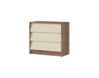 Комод Рейн КМ-02 (800) - Дуб Крафт табачный / Кашемир (Стендмебель)