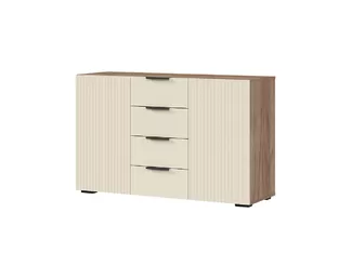 Комод Соната КМ-01 (1200) - Дуб Крафт табачный / Кашемир (Стендмебель)