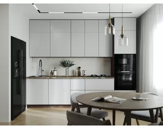 Кухня Идеалиста Royal 3.0м - French Gray (Сурская мебель)