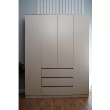 Шкаф Мори МШ 1600 - Сатин (ДСВ Мебель)