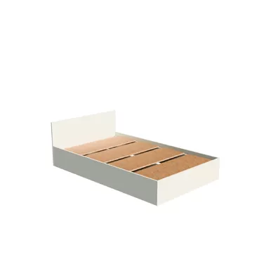 Кровать Мори КРМ 1200.1 - Сатин (ДСВ Мебель)