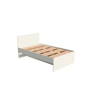 Кровать Мори КРМЯ 1200.1 - Сатин (ДСВ Мебель)