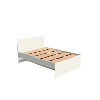 Кровать Мори КРМЯ 1400.1 - Сатин (ДСВ Мебель)