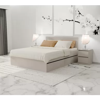 Спальня Мори - Комплект 12 - Сатин (ДСВ Мебель)