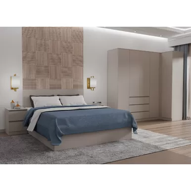 Спальня Мори - Комплект 13 - Сатин (ДСВ Мебель)