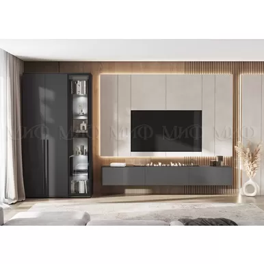 Модульная гостиная Норд (Комплект 1) - Графит