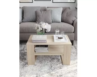 Стол журнальный Квадро 2 - Дуб Сонома (Горизонт)