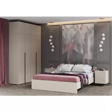 Спальный гарнитур Айри (Комплект 1) - Кашемир (МК Стиль)