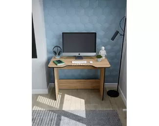 Стол компьютерный Геймер - Дуб Крафт золотой/Венге винтаж (Горизонт)