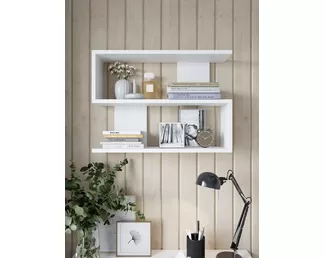 Полка навесная Асти 1 - Белый (Горизонт)