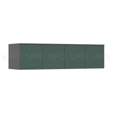 Антресоль Норд (1600) - Графит/Изумрудный (МИФ)