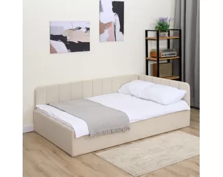 Диван-кровать Olivia (200x120) - Светло-бежевый (Romack)