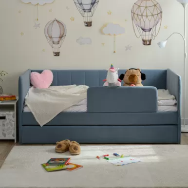 Кровать-тахта Polly ЯБ (160x80) - Голубой (Romack)