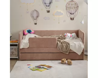 Кровать-тахта Polly ЯМБ с экоматрасом (160x80) - Карамель (Romack)