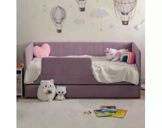 Кровать-тахта Polly ЯМБ с экоматрасом (160x80) - Лаванда (Romack)