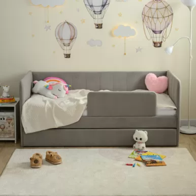 Кровать-тахта Polly ЯБ (180x80) - Серый пух (Romack)