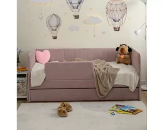 Кровать-тахта Polly ЯМБ с экоматрасом (180x80) - Вербена (Romack)