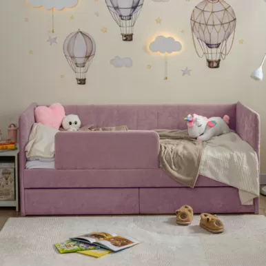 Кровать-тахта Polly ЯБ (200x90) - Лаванда (Romack)