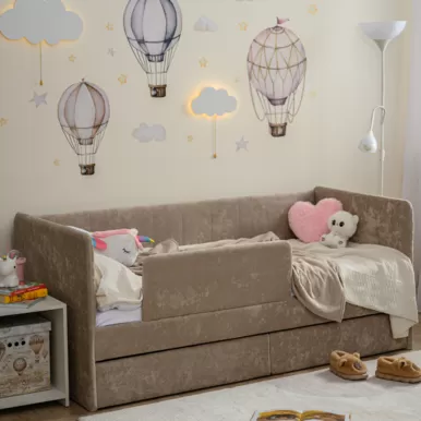 Кровать-тахта Polly ЯБ (200x90) - Бежевый (Romack)